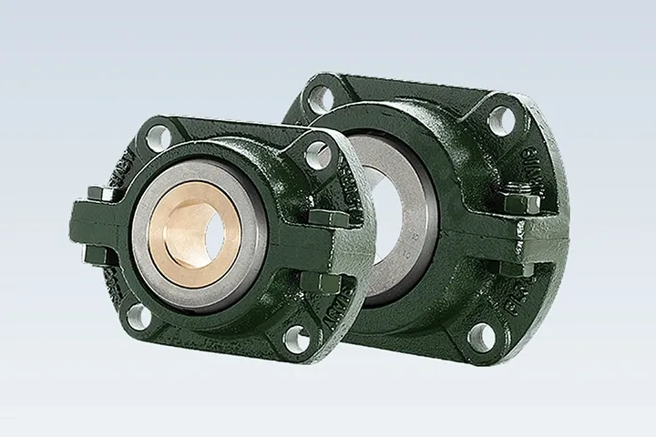 Bowman Arvis® split 4 bolt flange unit (FLS range self-aligning)