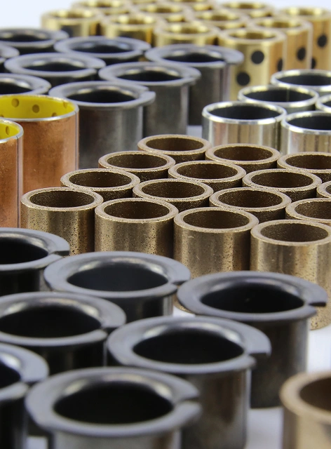 Industrial plain bearings USA – sintered bronze, PTFE lined, oilless and custom plain bearings by Bowman Bearing Technologies