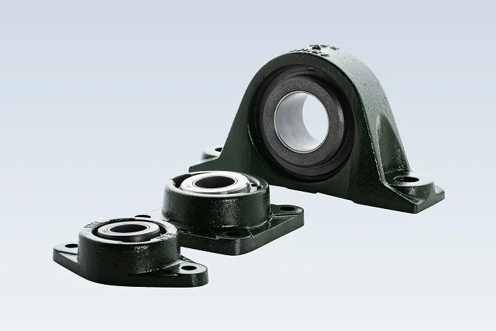 Arvis plain bearing housing with DU or DX steel backed insert