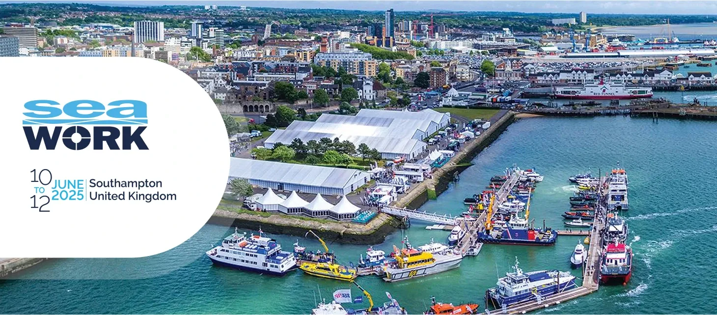 Bowman stand at Seawork 2025 commercial marine event