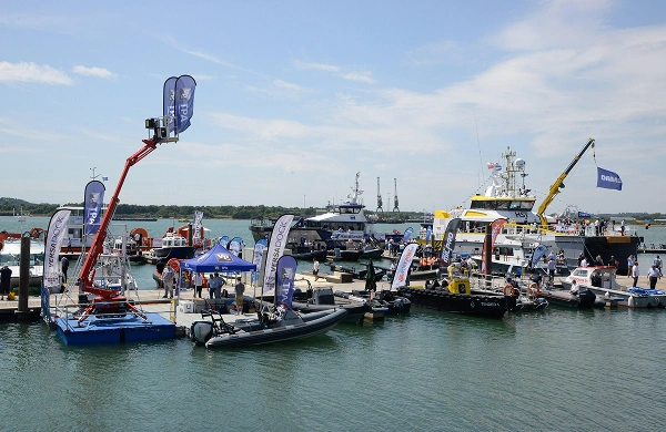 Bowman engineers meeting marine industry visitors at Seawork 2025 Bowman engineers meeting marine industry visitors at Seawork 2025